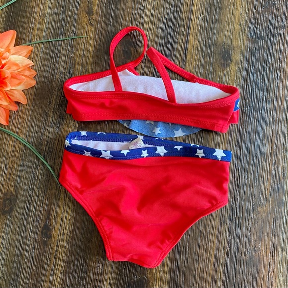 Op Red, White & Blue Girls Bikini 12 Months - Picture 2 of 2
